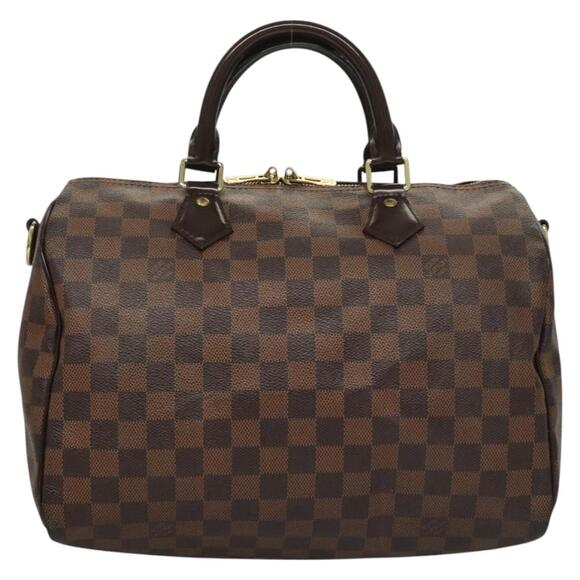 LOUIS VUITTON Damier Ebene Speedy Bandouliere 30 Hand Bag Ｎ41367 N41367 - Picture 13 of 16